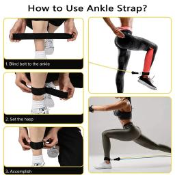 Faixa de resistência elástica para puxar, Sport Rubber Band, Equipamento de fitness, Ginásio Exercício, Esportes corporais portáteis - Image 5