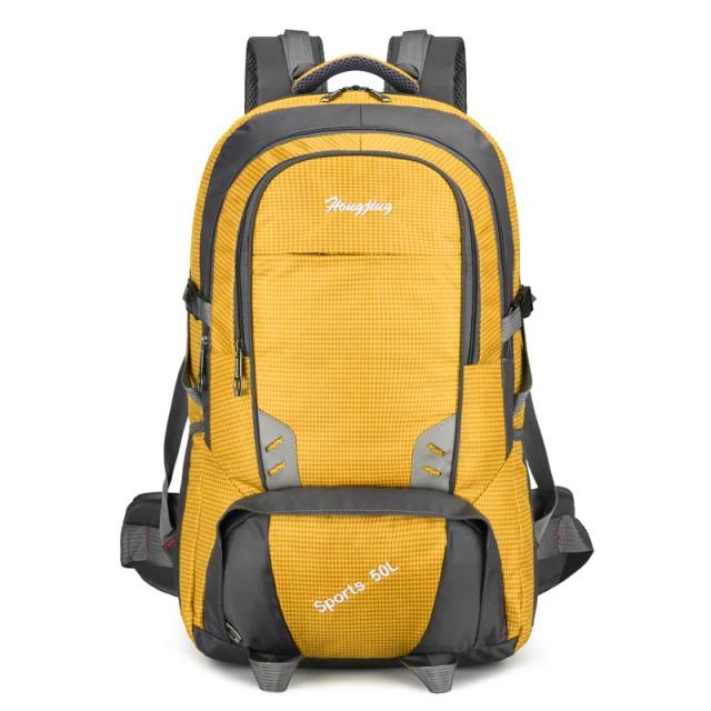 Mochilas Impermeáveis de Alta Capacidade 50L para Aventura: Perfeitas para Camping e Caminhadas para Homens e Mulheres