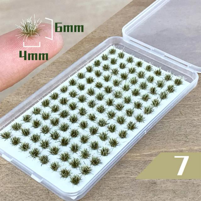 Adesivo Static Grass Tufts para Cenários em Miniatura - Ideais para Ferrovias, Árvores e Paisagens Verdes