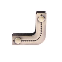 Fivelas de couro para proteção do canto do saco, botões de metal para bagagem e bolsa, acessórios de hardware, 1 conjunto - Image 4