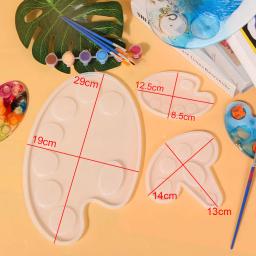 Molde de Silicone para Resina Epóxi Cor, Pintura DIY, Prancheta, Paleta, Jóias que Faz Ferramenta, Molde da bandeja, Cola Cristal, S, M, L - Image 6