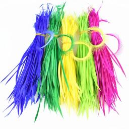 Combinações multicor, ganso Avestruz Penas Artesanato, frango, Turquia, pavão pena, acessórios de artesanato, muitos tipos - Image 5