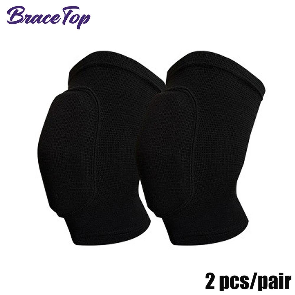 Joelhos Esponja Elástica para Adultos e Crianças, Joelheiras Esportivas, Protetor de Dança, Suporte para Cinta, Ginásio, Yoga, Treino, 1 Par - Image 1
