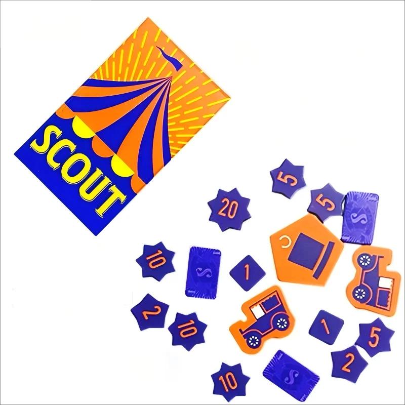 Jogo de cartas Scout Jogo de tabuleiro Circus Scout Baralho de cartas de pôquer para 2 a 5 pessoas para festa - Image 1