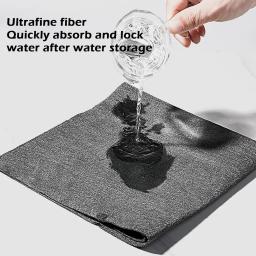 Toalha De Limpeza De Microfibra Espessada, Trapos De Lavagem Reutilizáveis, Limpe O Pano Para Cozinha, Banheiro, Sem Traço, Acessórios De Limpeza De Vidro - Image 4