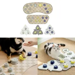 Tapete botão para cães com som gravação, treinamento comportamento botão falante para animais estimação gatos - Image 2
