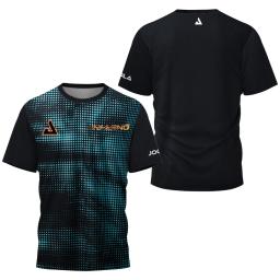 Camiseta respirável de ginástica com gola redonda masculina, esportiva, manga curta, leve, unissexo, corrida, treinamento, fitness, verão - Image 3