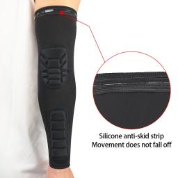 1pc esportes proteção do cotovelo favo de mel anti-colisão proteção de pressão braço manga basquete ciclismo fitness equipamentos de proteção - Image 4