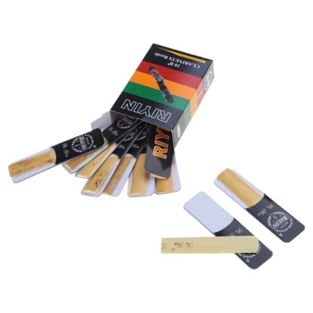 Palhetas Tradicionais 652F para Clarinete - Conjunto com 10 Peças e Ponta Fina para Som Exclusivo