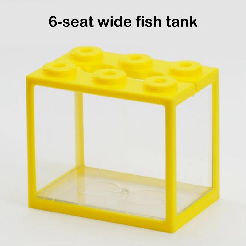 LED Light Box para Mini Aquário, Cilindro de Aquário, Réptil e Pet, Paisagem Empilhável, Algas Marinhas para Decoração de Casa e Escritório - Image 1