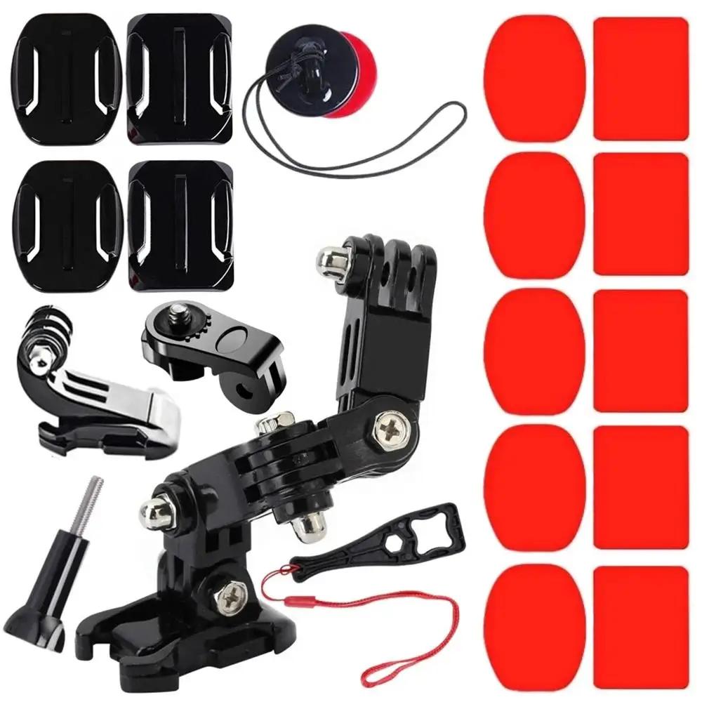 Motocicleta Capacete Kit para GoPro Hero, Action Camera Acessórios Set, Chin Mount Bracket, Bike Chin Mount para Go Pro Hero 1110 9 8 7 - Image 1