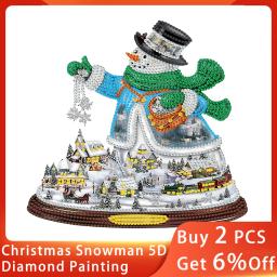 DIY Kit Pintura Diamante para Crianças, 5D Decoração de Pedras Preciosas, Forma Especial, Broca Parcial, Presente de Natal - Image 1