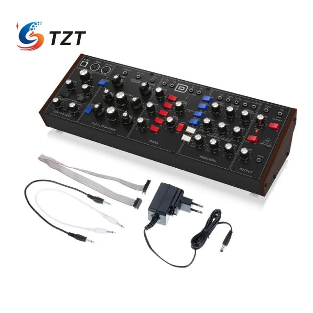 Sintetizador Analógico TZT Modelo-D: 3 VCOs em Escada, Filtro LFO e Formato Eurorack para Behringer.