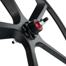 Magicbros roda de bicicleta 700c v freio liga magnésio 5 raios roda única velocidade fixie pista bicicleta dianteiro traseiro engrenagem fixa rodado - Image 4