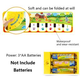 Fitness Keyboard Play Music Carpet for Kids, Piano Mat para crianças, crianças, brinquedos de instrumentos musicais, presente educacional para menina e menino - Image 5