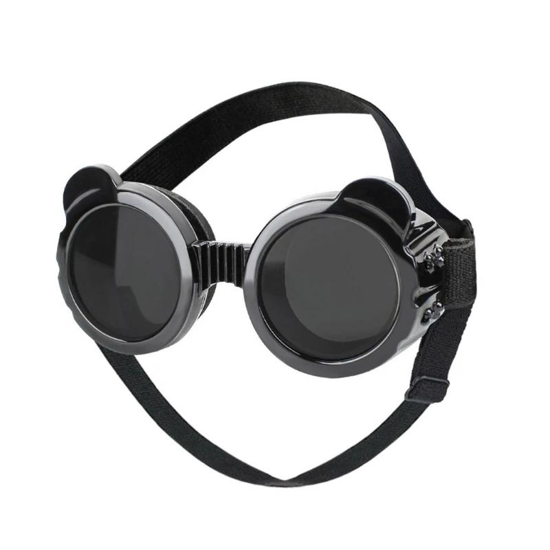 Óculos proteção solar para cães com cinto ajuste elástico para viagens para animais estimação 85LC - Image 1