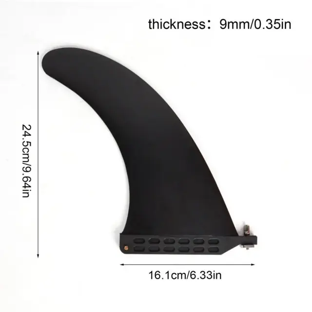 Nylon Surf Fin para SUPs e Long Boards com Parafuso, Acessórios Esportivos para Surf - Disponível em 5, 6 e 7 Polegadas