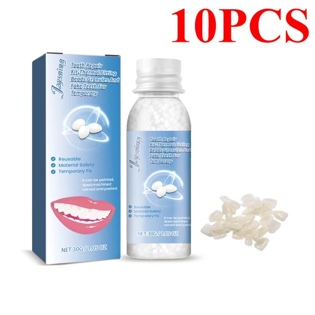 JAYSUING Reparo Dentário Moldável 30g - Solução Temporária para Dentes Faltantes