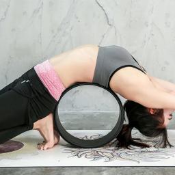 Roda de Yoga confortável para dor nas costas, Yoga Prop, Roda para liberação miofascial, melhorando a flexibilidade, 12.2 Polegada - Image 1
