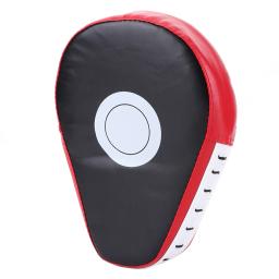 1pc curvo boxe mão alvo couro do plutônio curvado luvas de perfuração respirável luvas de boxe almofada de foco para treinamento de artes marciais - Image 4