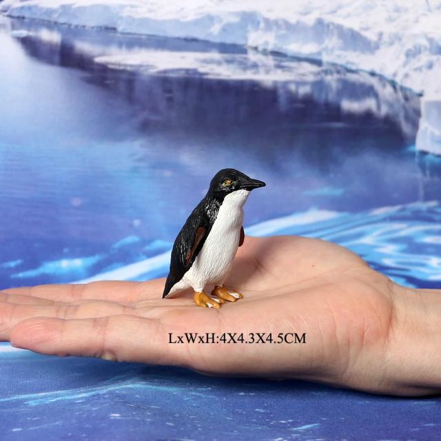 Ciclo de Crescimento Realista de Estatuetas de Pinguins do Ártico: Variedades de Figuras e Ovos de Páscoa para Decoração e Presentes