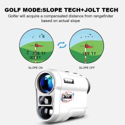 REVASRI Golf Laser Telêmetro 600 Yards/1000 Yards Slope e Flag Pin Lock Vibração para Torneio de Golfe Enquência de Caça Legal - Image 4
