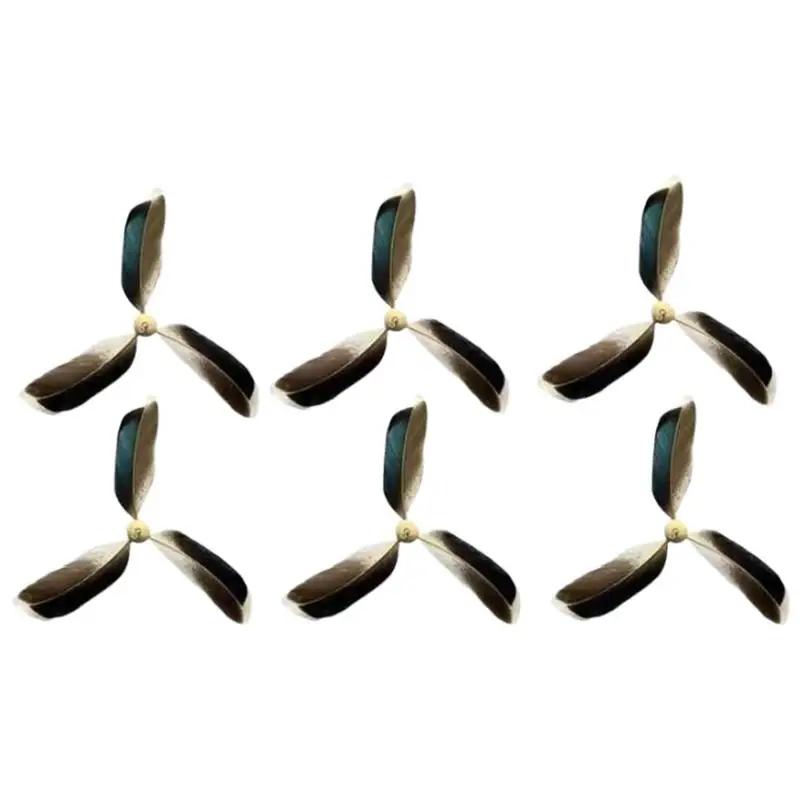 Brinquedo Teaser de Penas Resistente ao Desgaste para Gato, Varinha Interativa, Versátil, Recargas Teaser, 6Pcs - Image 1
