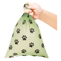Sacos biodegradáveis do cocô do cão, Impresso Dog and Cat Waste Bag, Dispenser de saco limpo para casa ao ar livre, Pet Poop Bags, 15 sacos por rolo - Image 4