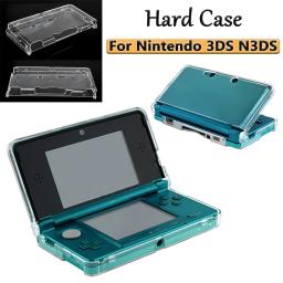 Crystal Clear Hard Skin Case para Nintendo, proteção para Nintendo 3DS, N3DS Console, durável, poli carbonato, plástico, Cut-Out Design - Image 1