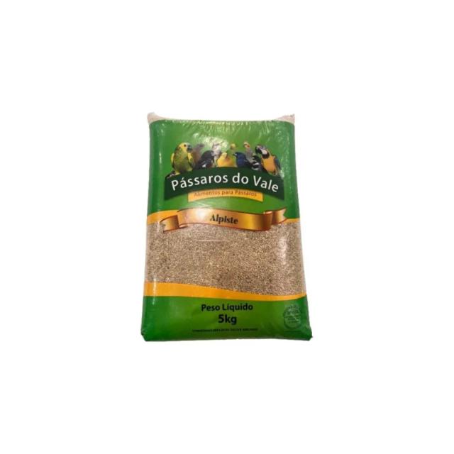 Ração Premium de Semente Alpiste 5kg para Aves Saudáveis