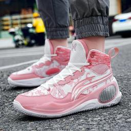 Tênis de basquete para homens e mulheres, designer de marca, cano alto, botas de basquete, moda, estilo de rua, calçados esportivos masculinos - Image 5