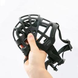 Silicone anti-morder focinho do cão, máscara de boca respirável para médio e grande cão, acessórios seguros, suprimentos ao ar livre confortável - Image 5