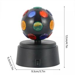 Plástico palco holofotes para festa, discoteca bola, lâmpada efeito mágico, presente criativo, novo - Image 6