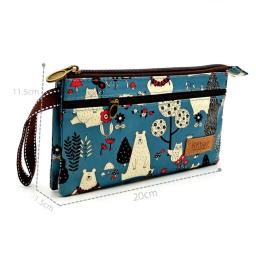 Cartoon Animais Carteiras para Mulheres, Bolsa Zero, Curto Coin Bag, Mini Porta-Cartão Chave, Saco De Armazenamento, Cute Zipper Purse, Student Money Bag, Novo - Image 6