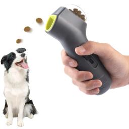 Pet Brinquedo de treinamento interativo Lançador de catapulta Lançador de lanches para cães Brinquedo de praia ao ar livre Cat Treat - Image 2