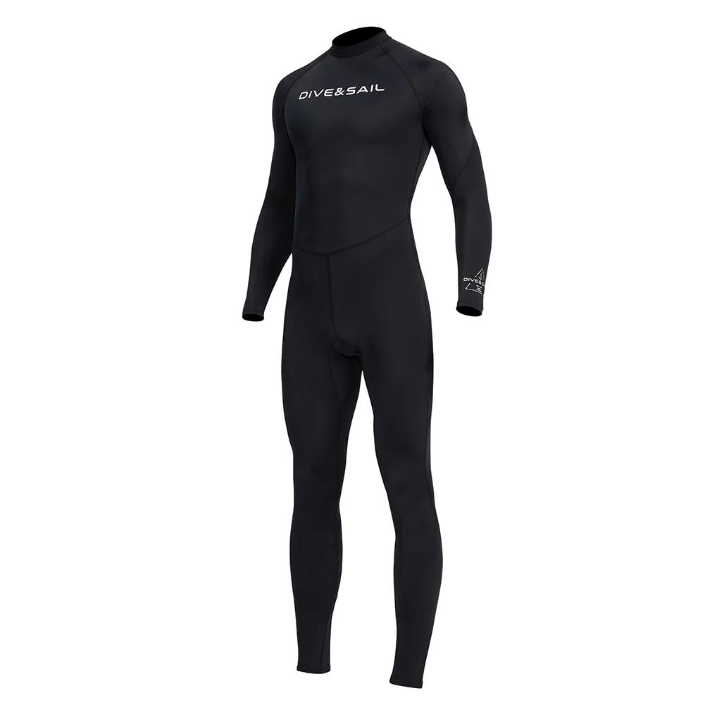 Roupas de pele de mergulho à prova de frio para homens Manga comprida Roupas de proteção solar com zíper, Equipamento para esportes aquáticos respiráveis - Image 1