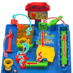 Parque de água jogo de tabuleiro intelectual quebrar através do labirinto menino aventura puzzle crianças brinquedos educativos brinquedos intelectuais - Image 3