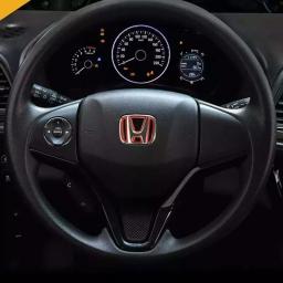 Carbon Fiber Car Steering Wheel Sticker, Emblema de decoração para Honda, Civic, Accord, Fit, Jazz, CRV, HRV, Odyssey, Jade, Auto Acessórios - Image 5