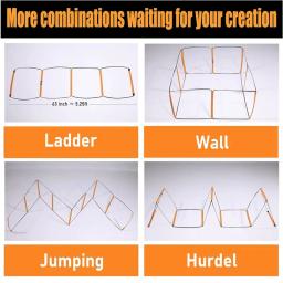 Escada De Salto De Treinamento De Futebol De Dupla Finalidade, Escada De Agilidade Multifuncional, Treinamento De Velocidade, Coordenação, Footwork, Equipamento De Futebol - Image 4