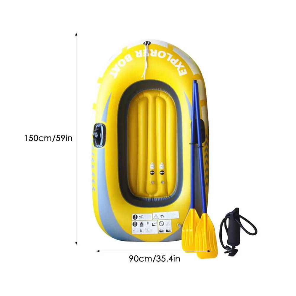 Barco inflável flutua para rafting, caiaque canoa, lago flutuante ao ar livre, 2 ou 3 pessoas, bote - Image 1