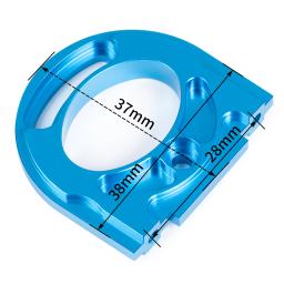 Trinood metal amortecedor cvd eixo de acionamento bateria placa montagem braço suspensão para 1/10 tamiya tt02 conjunto completo peças atualização - Image 3