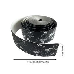 Tênis Racket Head Protection Tape, Waterproof Racquet Guard, Badminton Protector Sticker, Acessórios, 5m - Image 6