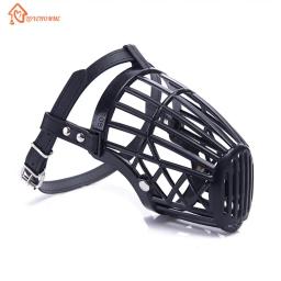 Cesta ajustável boca capa para cão, cão formação focinho, casca tampa, controle de mastigar, preto - Image 5