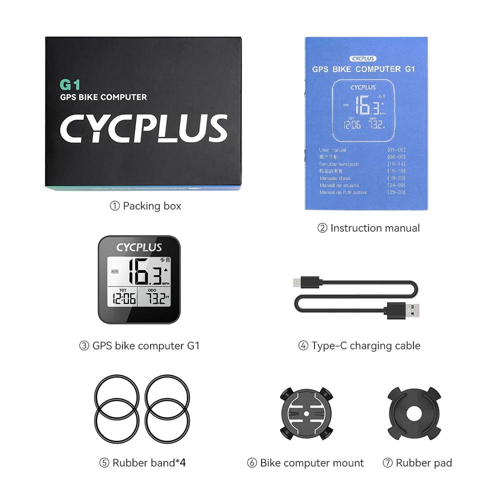 Cycplus ciclismo gps bicicleta computador acessórios velocímetro led ipx6 odômetro à prova dwireless água cronômetro sem fio - Image 1