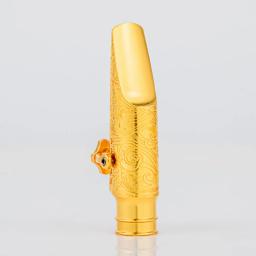Saxofone Metal Boquilha com chapeamento de ouro, Sax Boca Pieces, Tenor Profissional, Soprano e Saxofone Alto Acessórios, alta qualidade, novo produto - Image 2