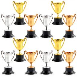 Mini troféu de plástico resistente ao desvanecimento, troféus plásticos chamadores, mini ornamentos de desktop para favores do partido, adereços recompensas - Image 3