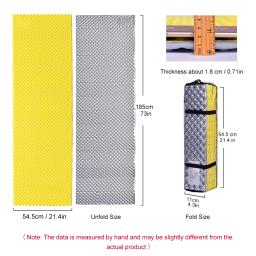 Widesea-Portátil Camping Mat, Dormir Pad, Piquenique Espuma Cama, Colchão, Impermeável, Moistureproof, Viagem, Equipamento Trekking, Cobertor - Image 2