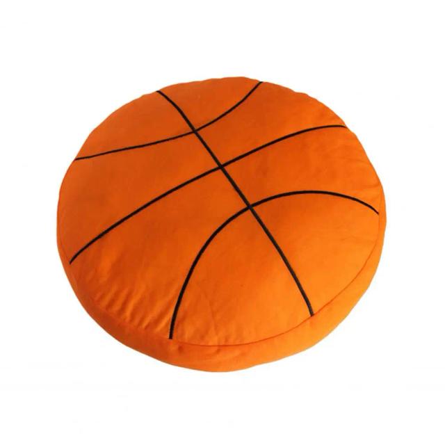 Almofada de Pelúcia Criativa em Forma de Esportes para Decoração de Sala de Estar - Presente Perfeito de Basquete e Futebol