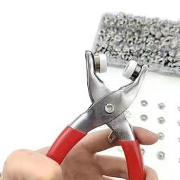 Metal Snap Botões Anéis com Alicate Fixador, Press Tool Kit para Vestuário Costura, Conjuntos - Image 2