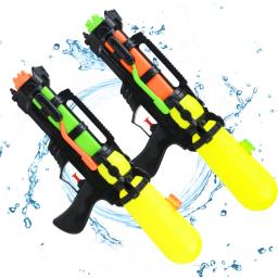 Water Gun Toy for Children, pressione para pulverizar água, verão ao ar livre, praia, piscina, jogo de batalha de longo alcance - Image 1